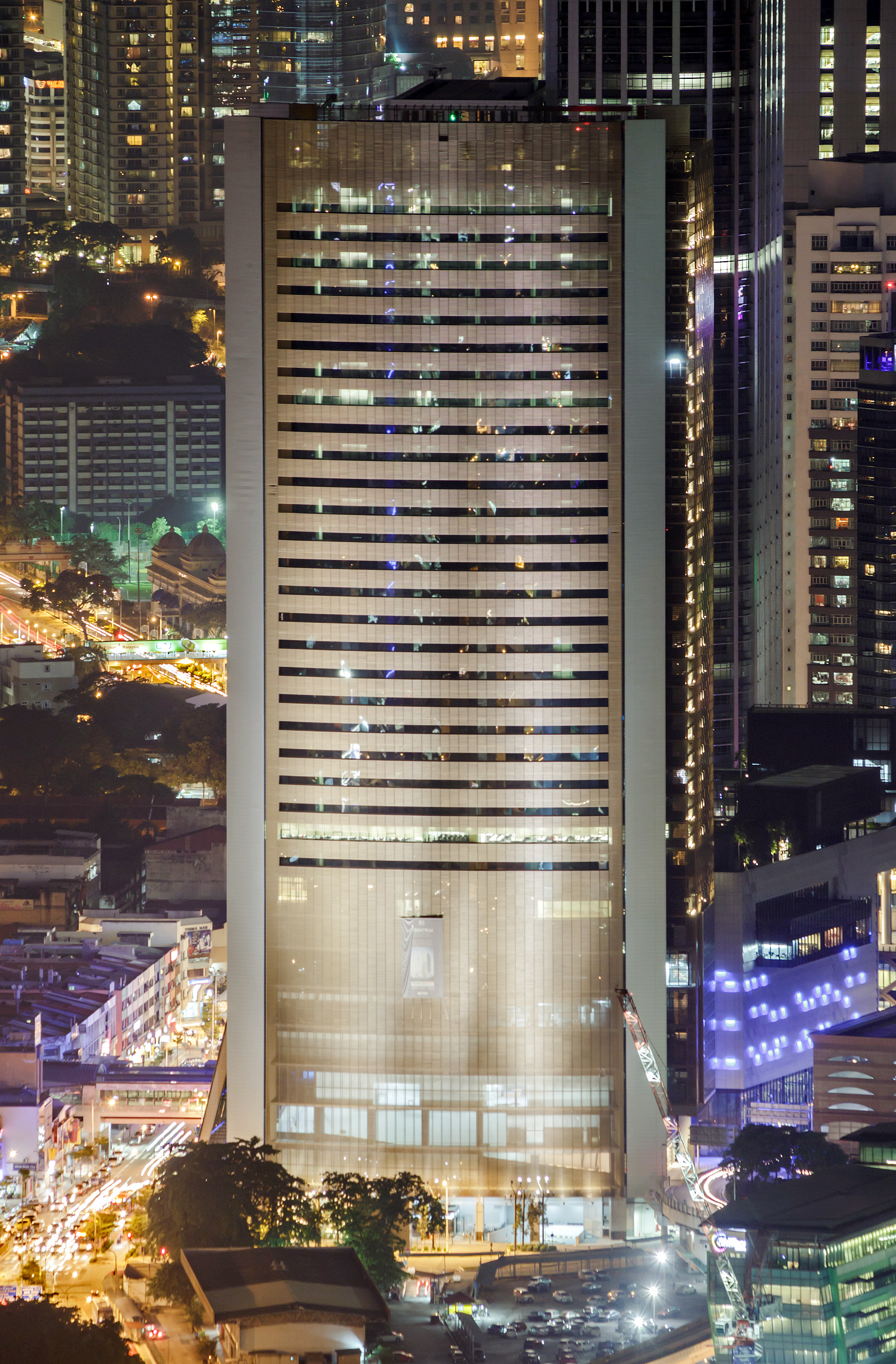 1 Sentrum, Kuala Lumpur - View from KL Tower. © Mathias Beinling